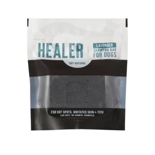Legendary Canine Healer Bar Lavender Shampoo Bar for Dogs Legendary Canine Healer Bar Lavender Shampoo Bar for Dogs helps with Itching and Hot Spots