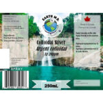 Earth MD Colloidal Silver Label