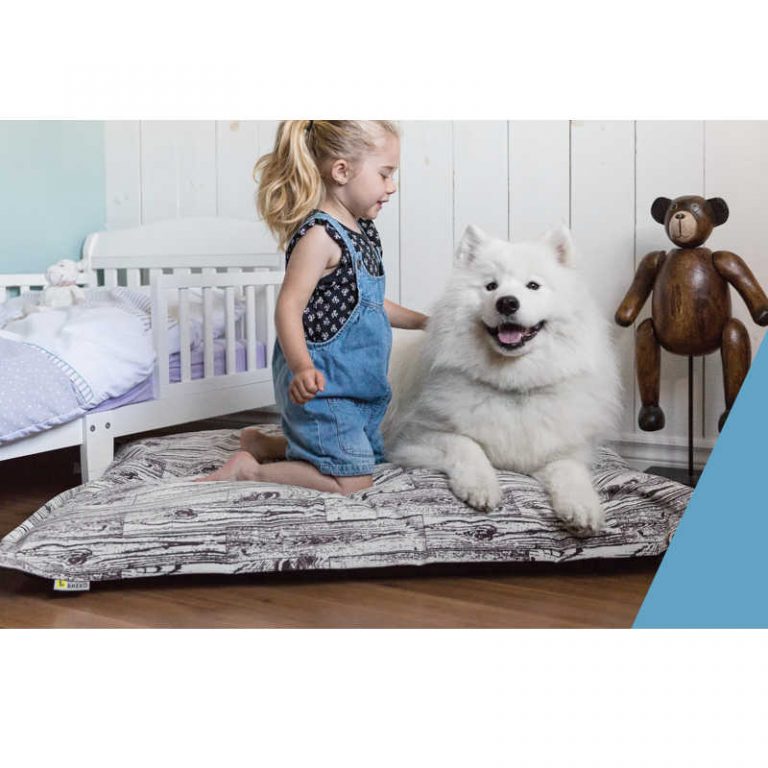 BeOneBreed Cloud Pillow Bed - Birch Wood