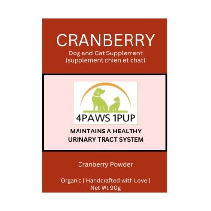4Paws 1Pup Organic Cranberry Powder