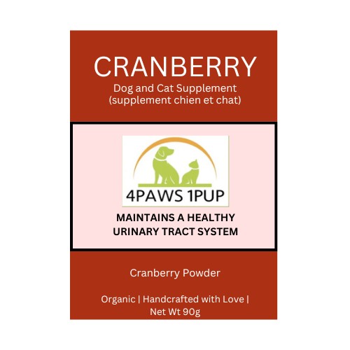 4Paws 1Pup Cranberry Powder 4Paws 1Pup Organic Cranberry Powder