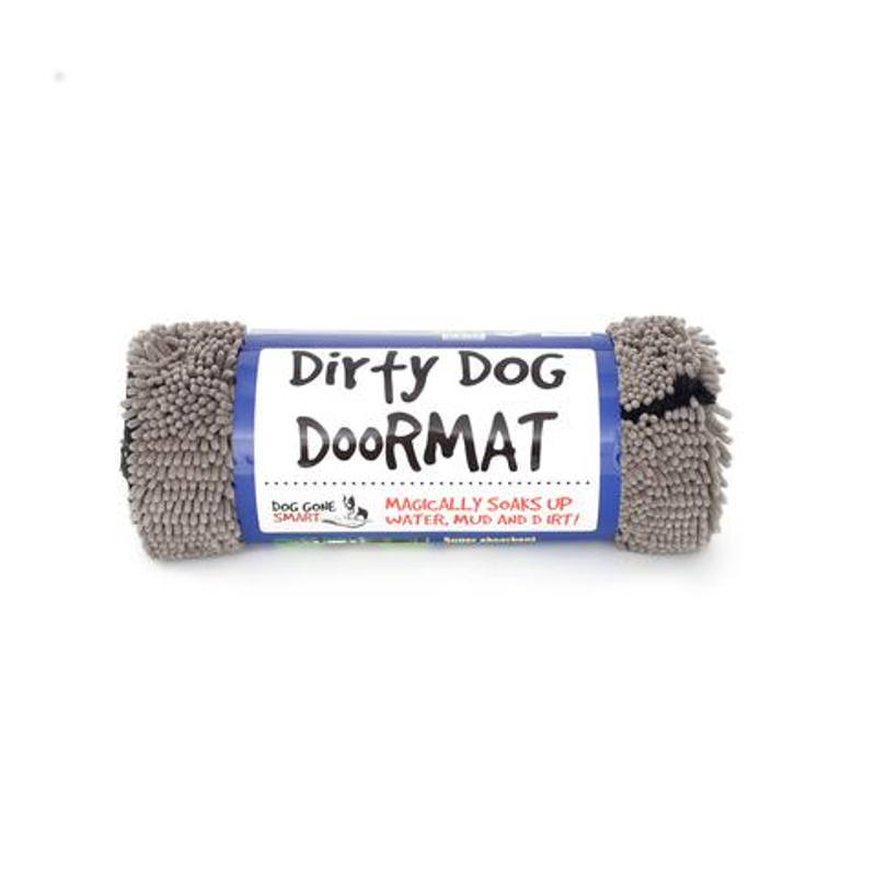 Dog Gone Smart Dirty Dog Doormat Mocha Brown Large