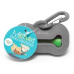 Messy Mutts Silicone Waste Bag Holder Grey
