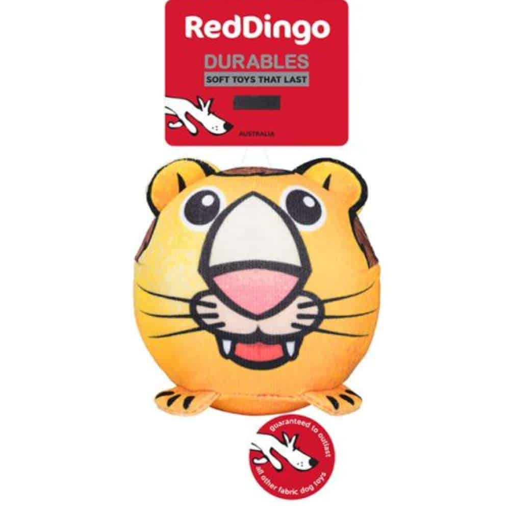 Red Dingo Durable Plush Dog Toys The