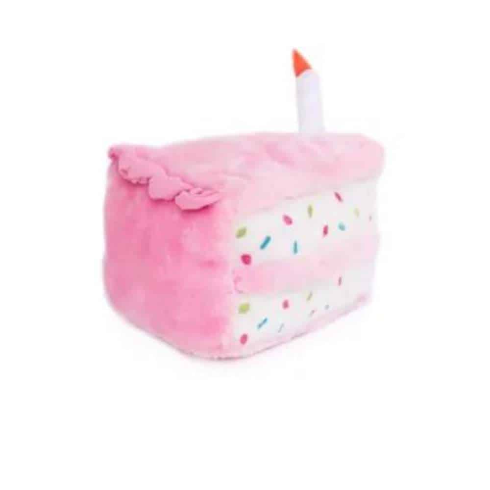Zippy Paws Pink Birthday Cake Birthday Cake - Plush Toy - Image 2