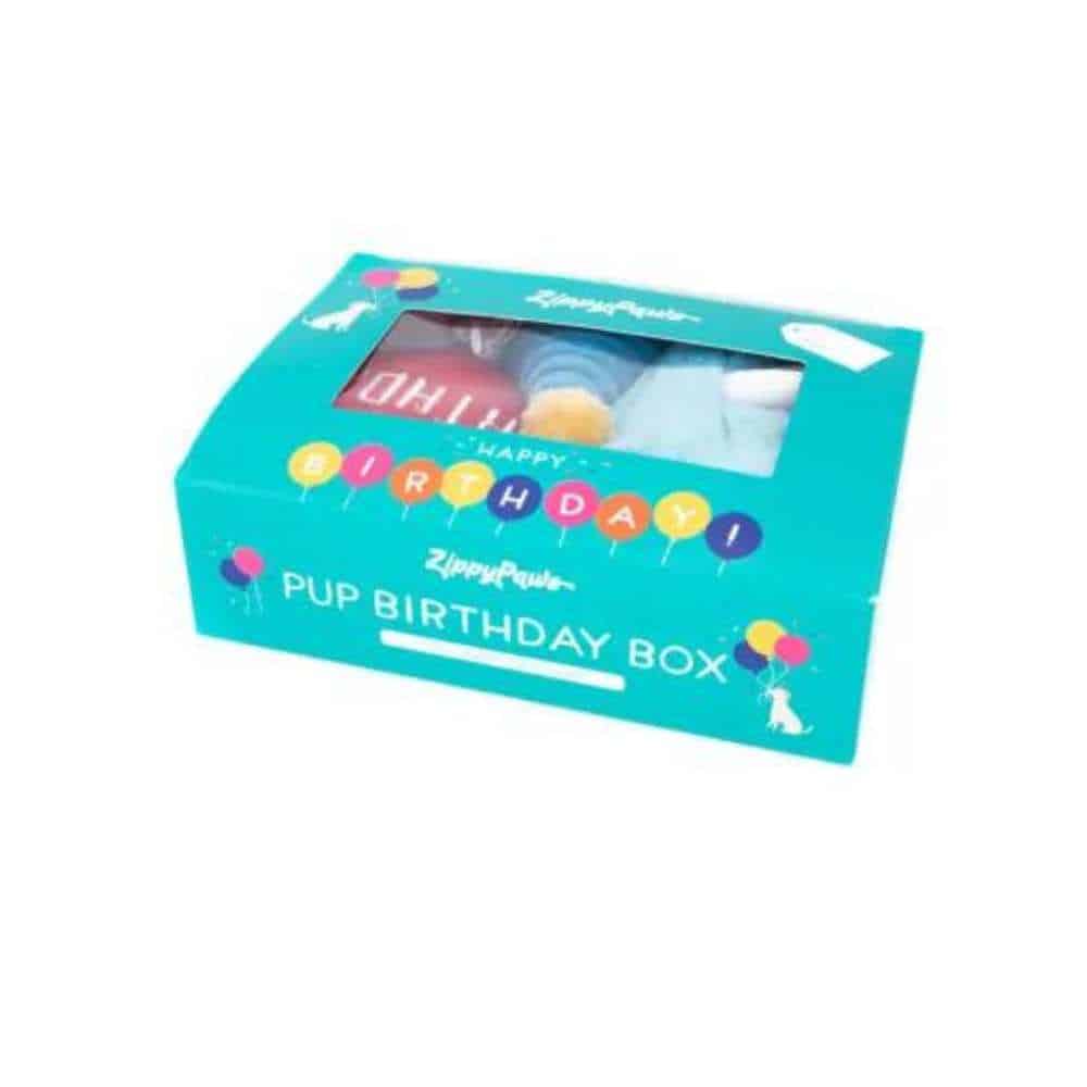 ZippyPaws Birthday Box Blue Pup Birthday Box - Image 2