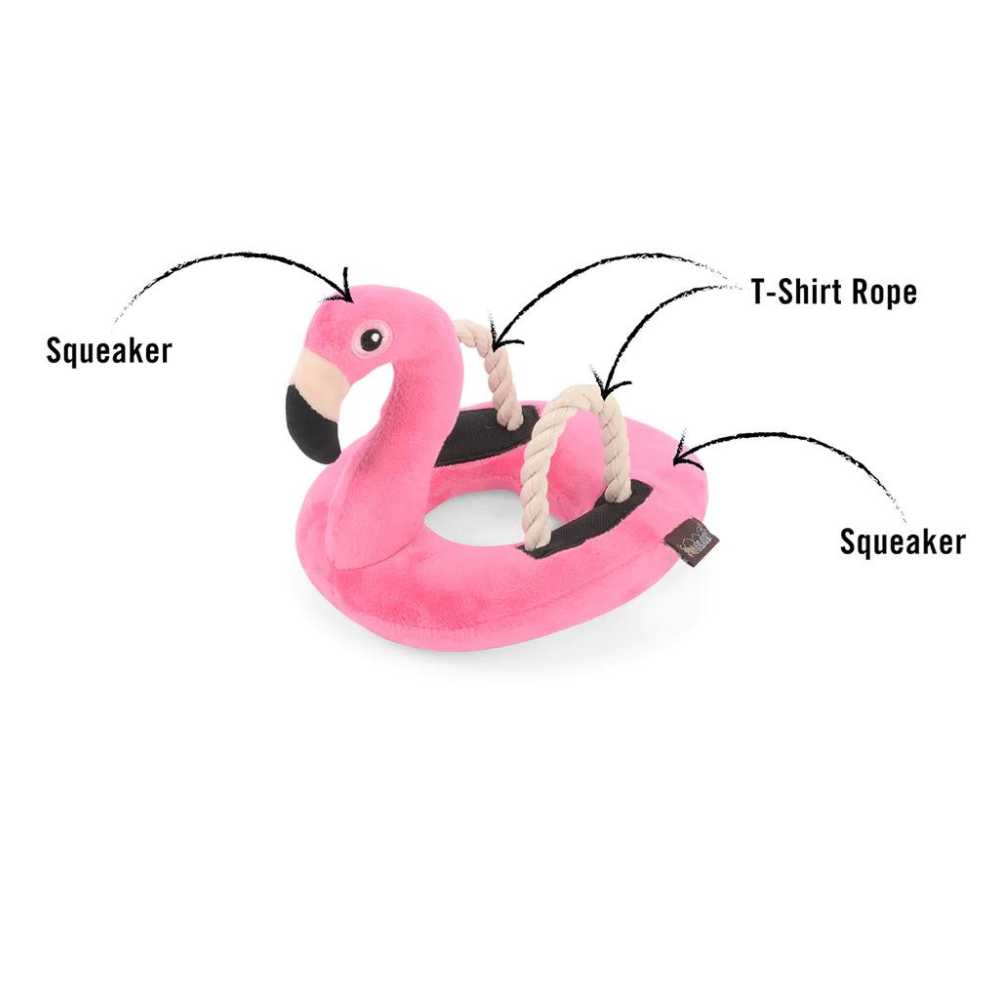 Flamingo Float Plush Toy Detail Flamingo Float Plush Toy - Image 2