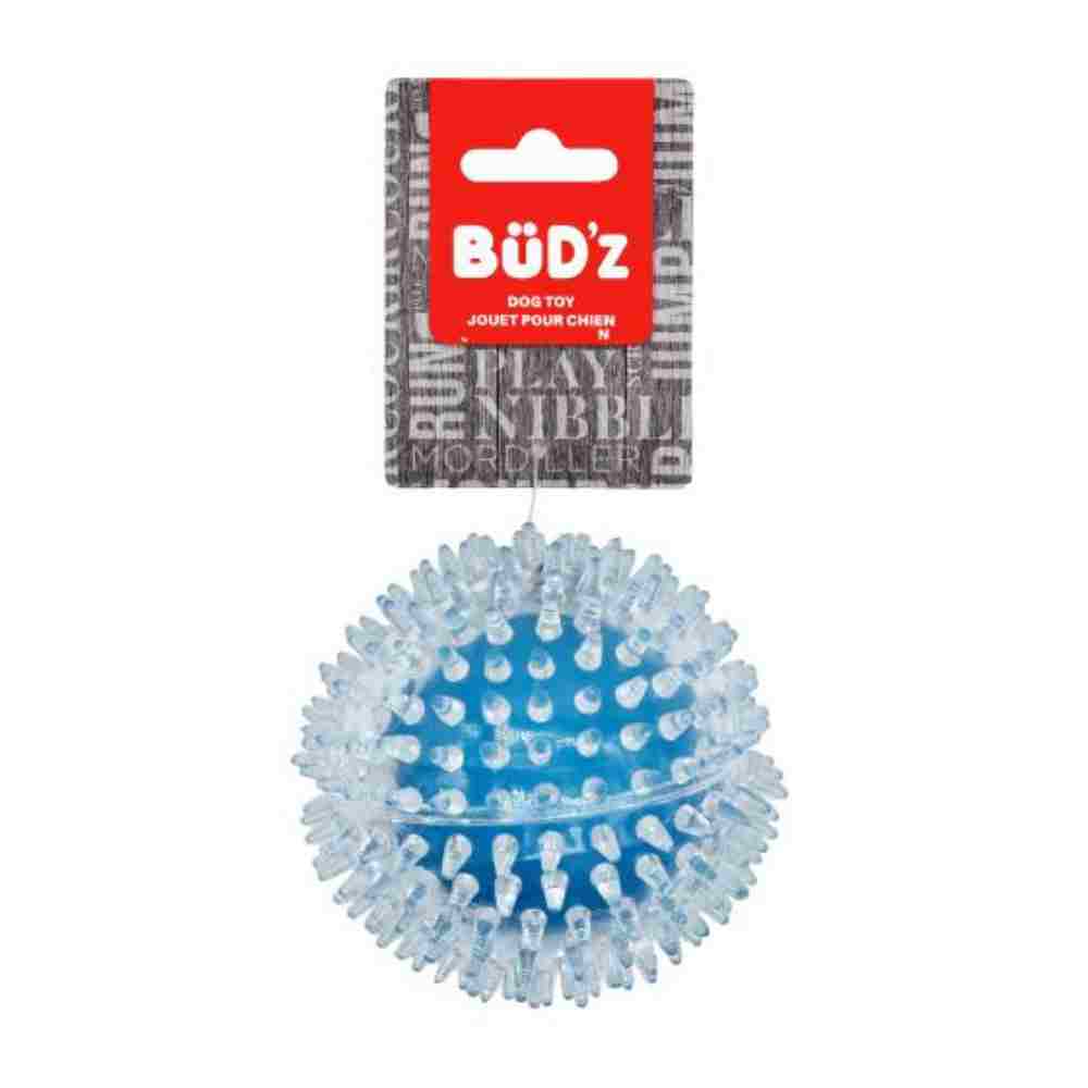 BudZ Rubber Transparent Spike Ball Blue BudZ Rubber Transparent Spike Ball Blue