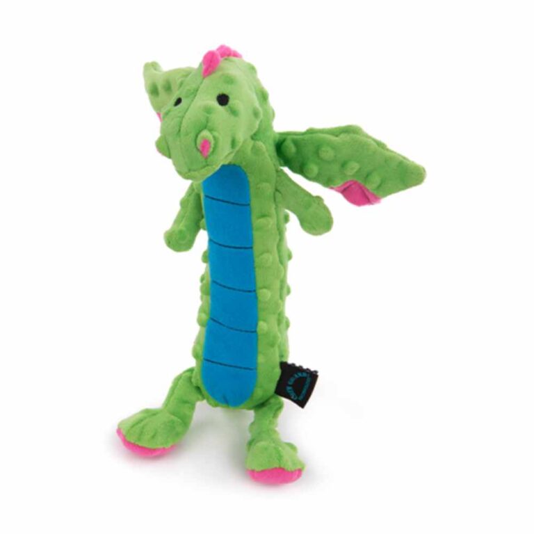 goDog Checkers Skinny Dragons Dog Toy - Image 1