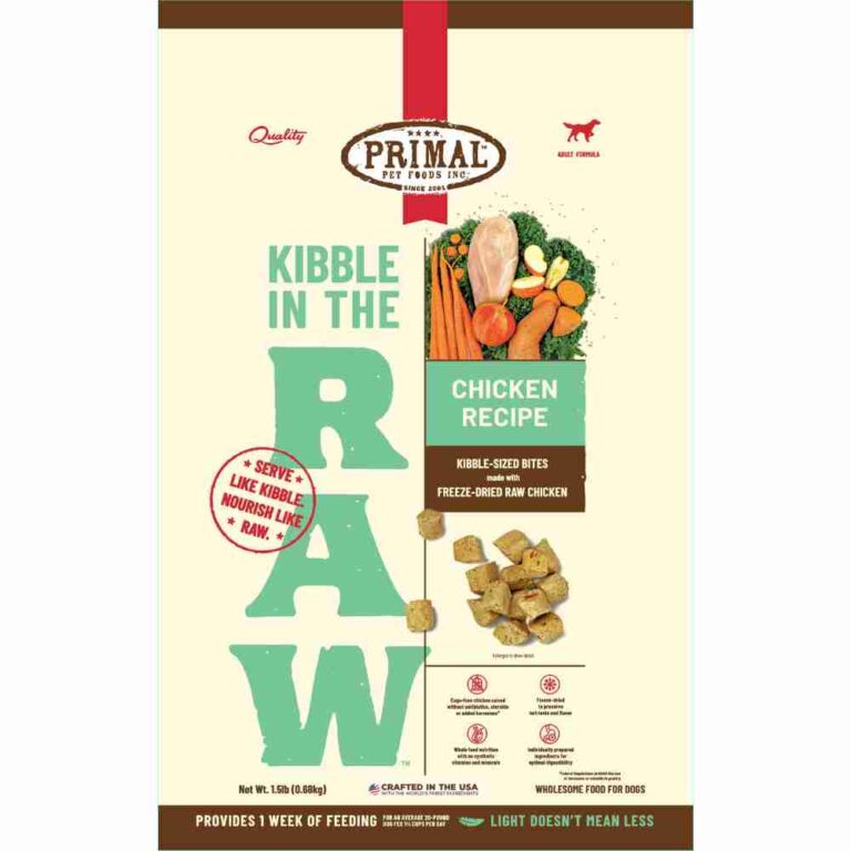 Primal Kibble In The Raw Chicken Recipe Dog 1.5lb