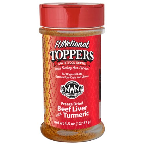 Northwest Naturals Functional Toppers Beef Liver Turmeric Northwest Naturals Functional Toppers Beef Liver Turmeric