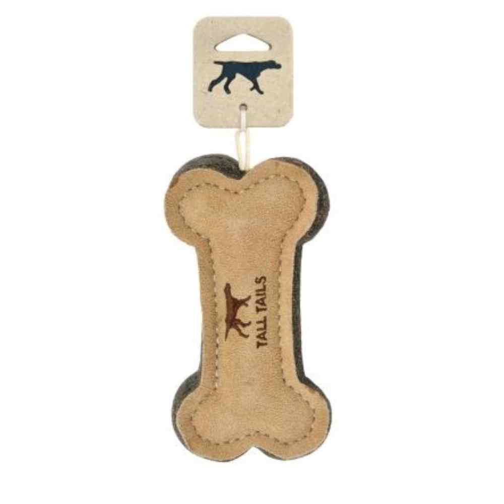 Tall Tails Natural Leather Bone Toy Tall Tails Natural Leather Bone Toy