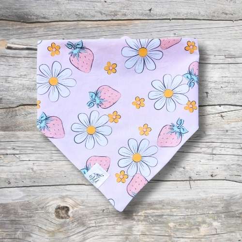 Daisy Daze Bandana Daisy Daze Bandana Pink Summer Flower Apparel Locally Owned