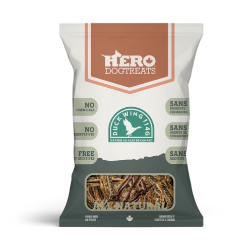 Hero Dog Treats Dehydrated Duck Wing Hero Dog Treats Dehydrated Duck Wing