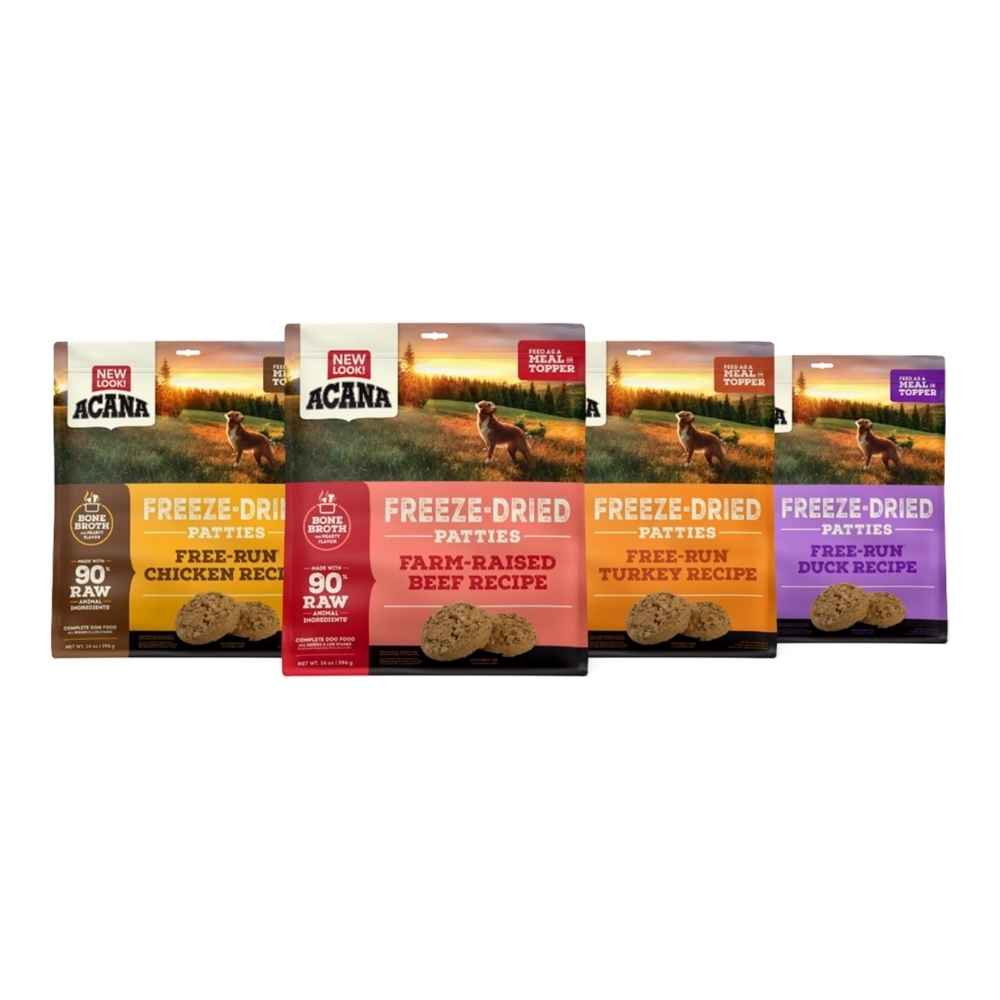 Acana Freeze-Dried Patties Acana Freeze-Dried Patties, Freeze-dried, Acana, Champion Pet Foods, Topper, Treat
