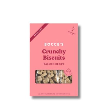 Bocce's Bakery Crunchy Biscuits Salmon Recipe, limited ingredient treat